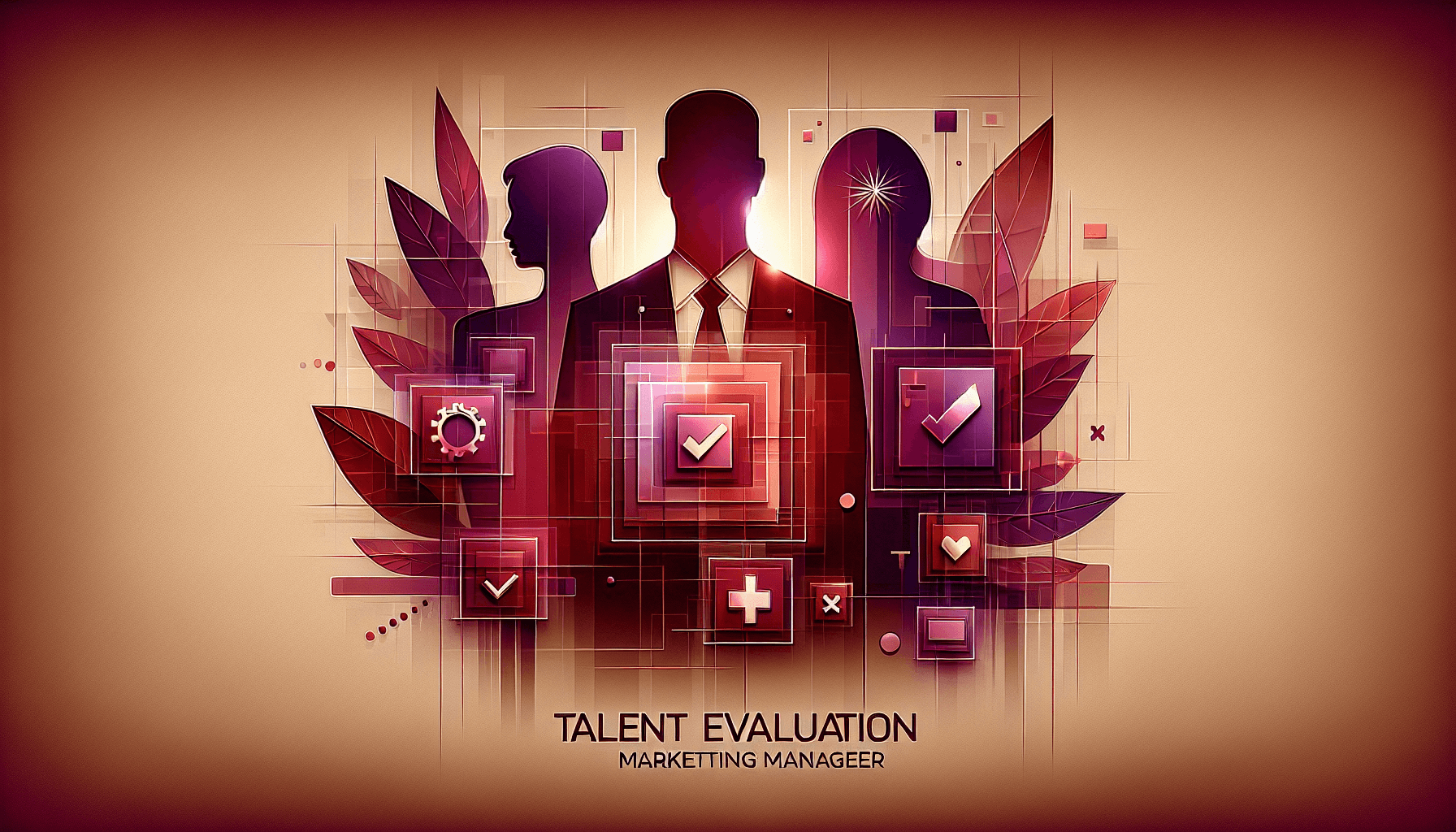 Illustration representing marketing manager assessment: how to evaluate and hire top talent