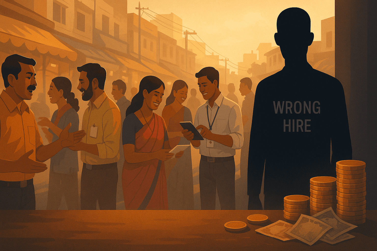 What a Wrong Frontline Hire Actually Costs in India