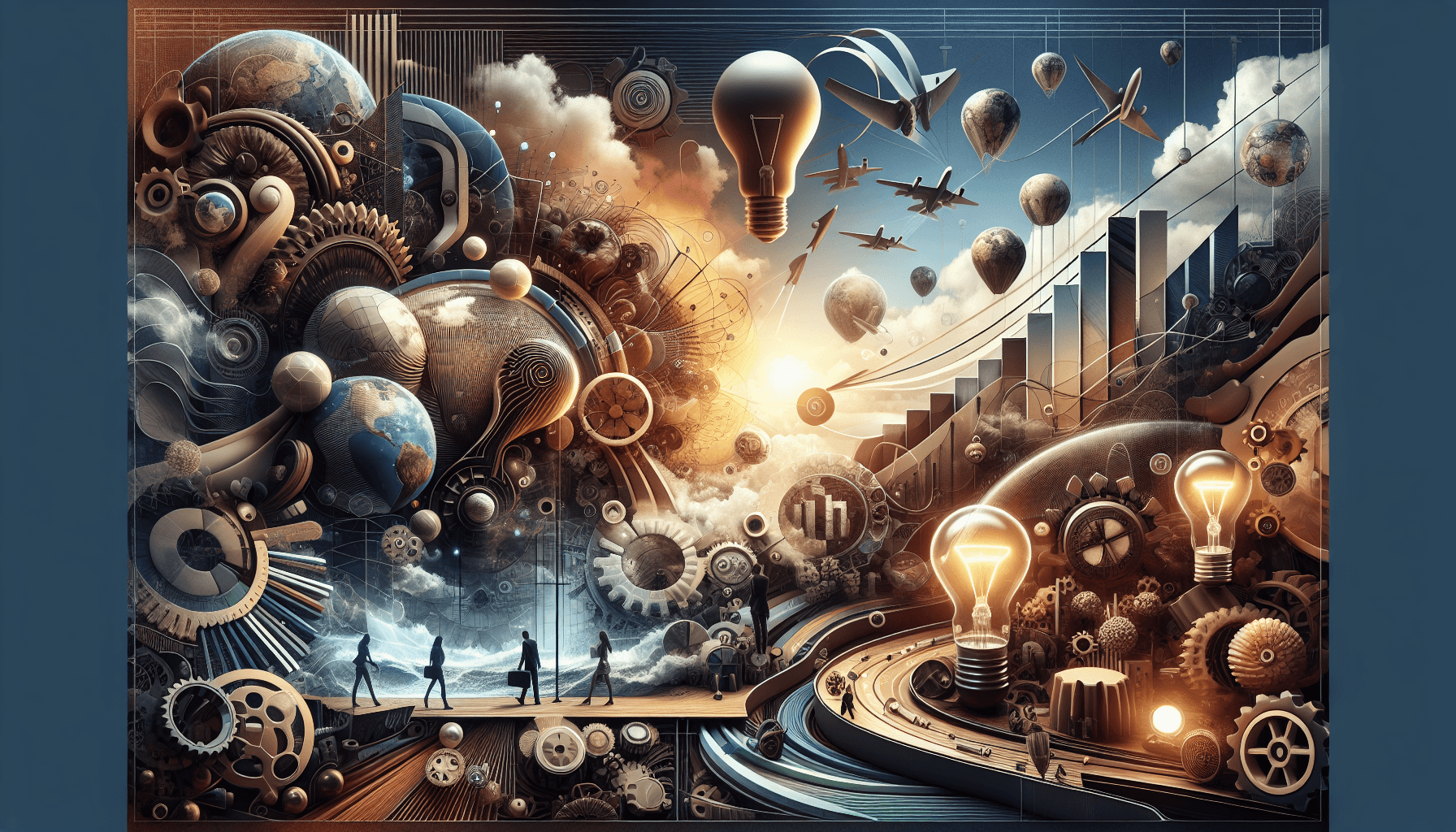 Illustration representing frugal innovation: ingenious solutions from emerging markets