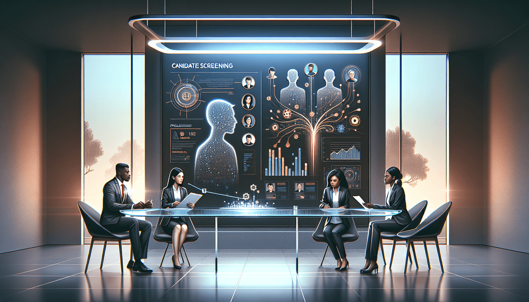 Illustration representing the concept of how to create fair and unbiased talent screening processes