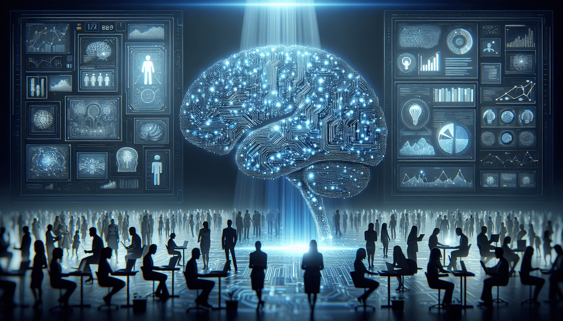 Illustration representing the concept of how to leverage ai for effective talent screening