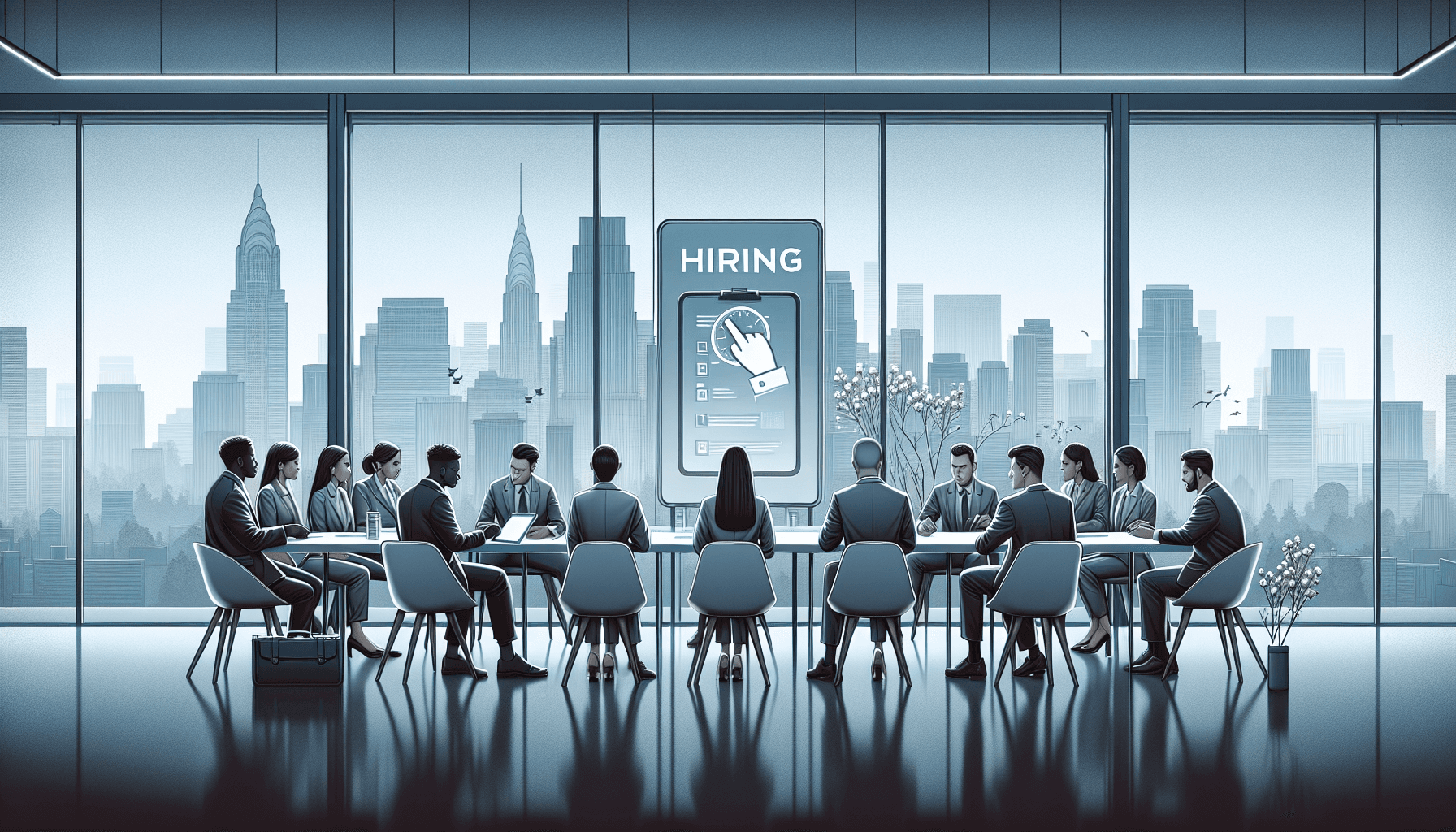 Illustration representing the concept of how to streamline talent screening for faster, quality hires