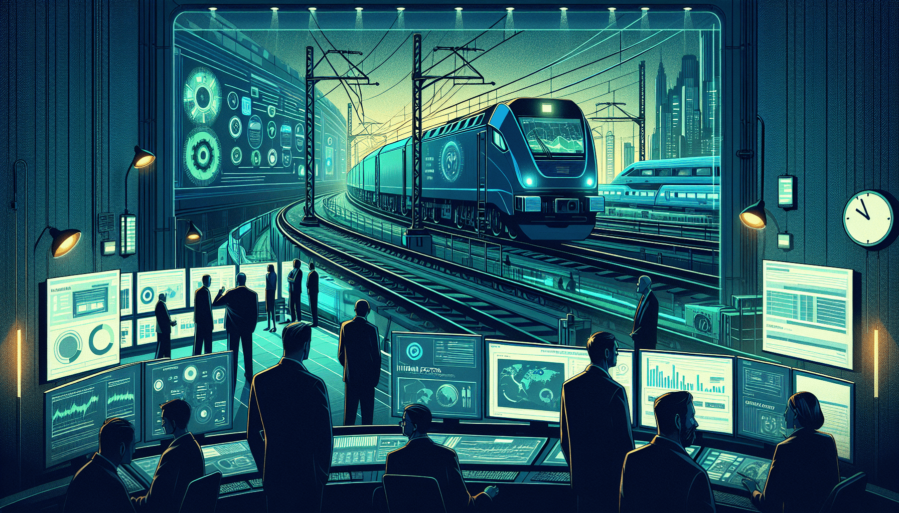 Illustration representing the concept of innovative human factors in rail safety: a global insight