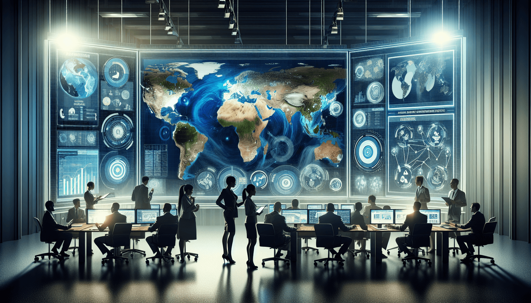 Illustration representing the concept of innovative operations research in disaster response logistics