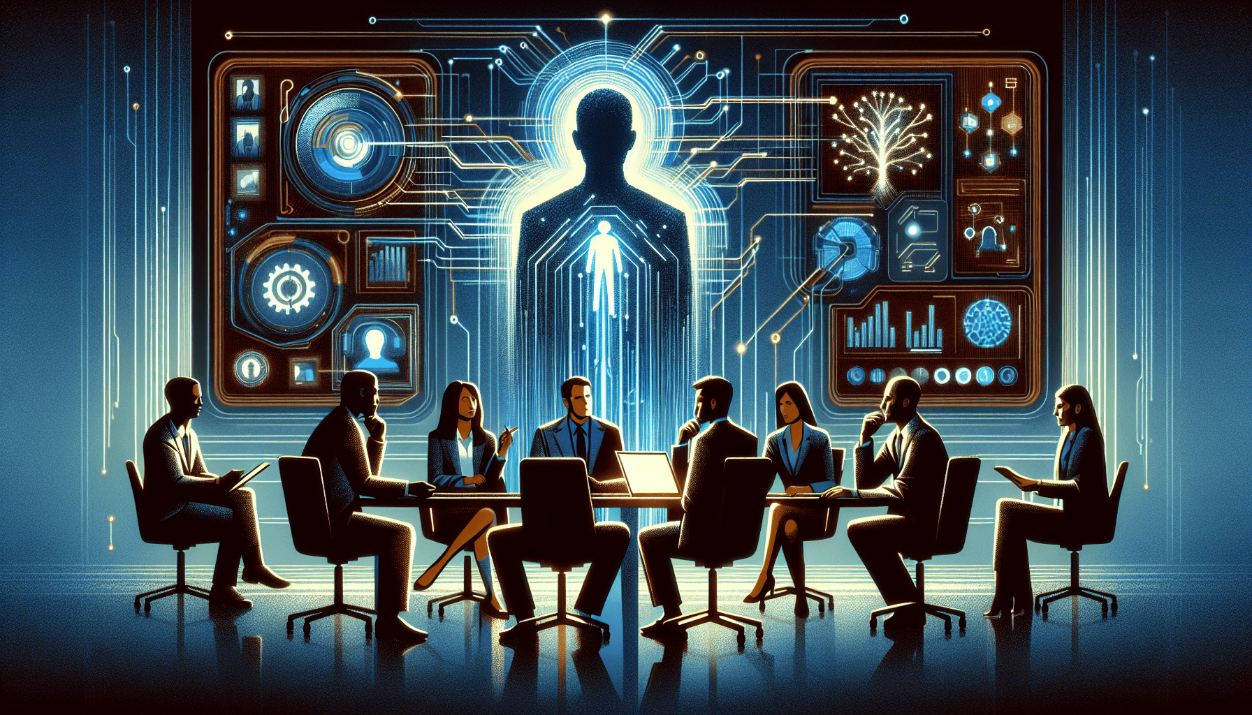 Illustration representing the concept of how to elevate talent screening with ai assessments