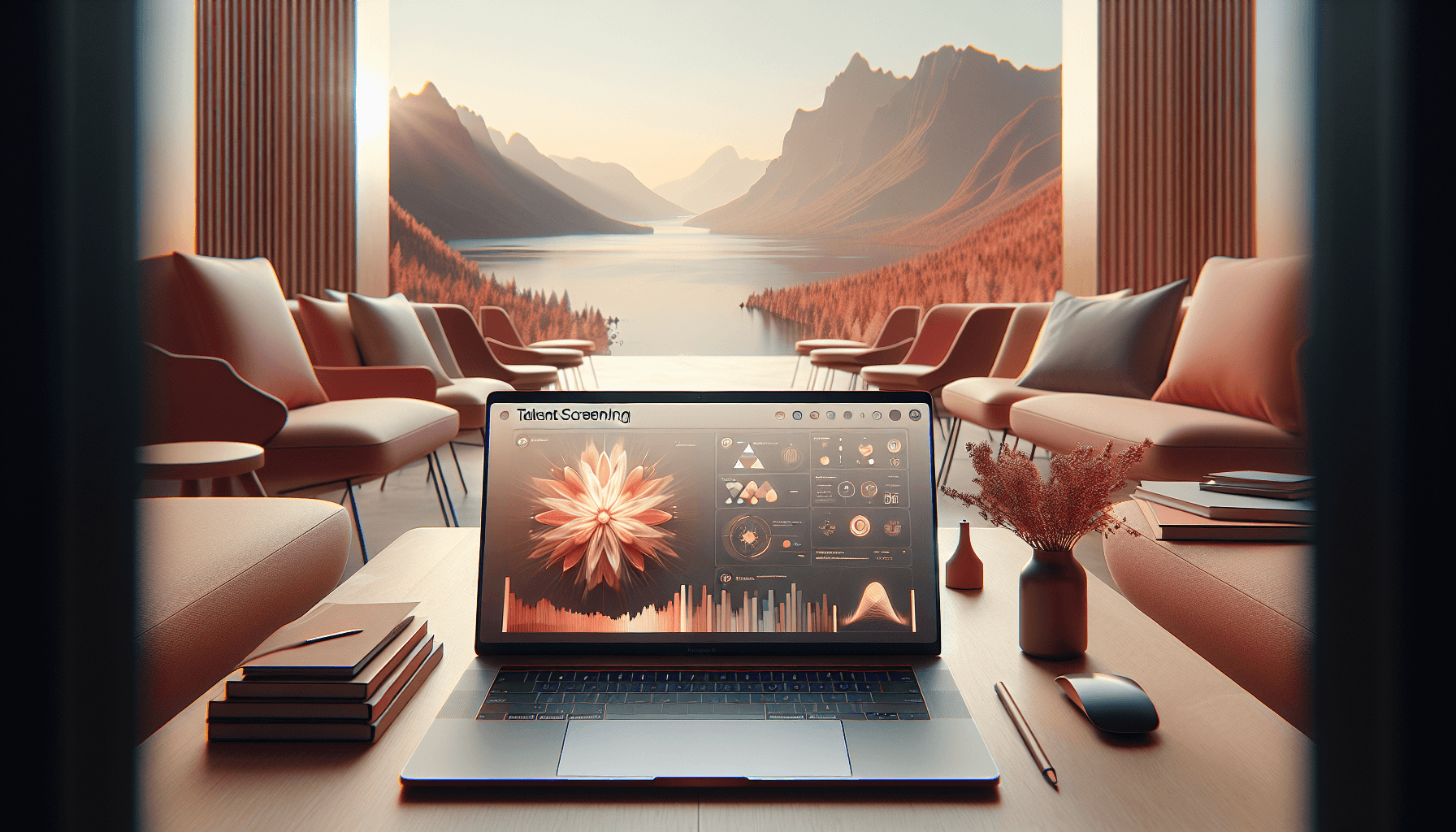 Illustration representing how to evaluate candidate potential using ai-assisted assessments