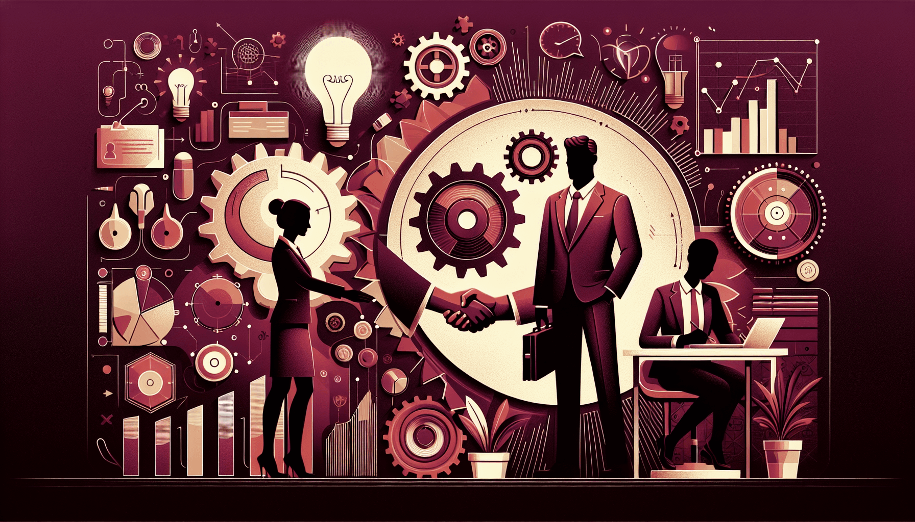 Illustration representing sales representative assessment: evaluate top talent